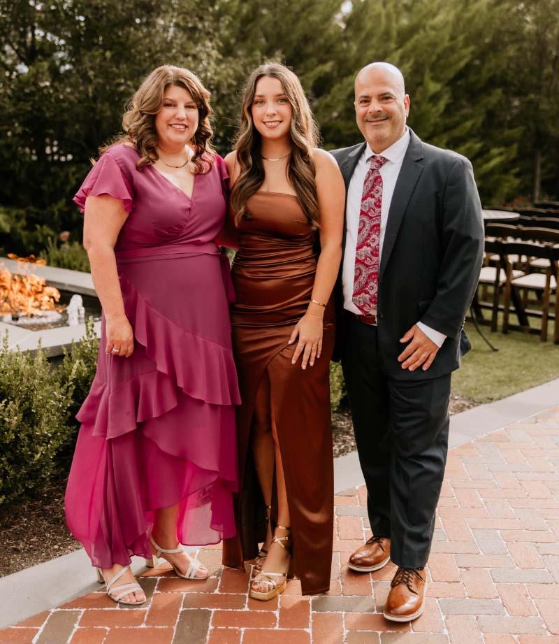 The Garcia family, from left: Julian, Abby and Tara. (Photo courtesy of Tara Garcia)